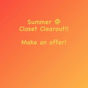 Closet Clearout!